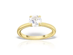 Inel logodna argint placat cu aur 18k Anahit