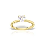 Inel logodna argint placat cu aur 18k Anahit